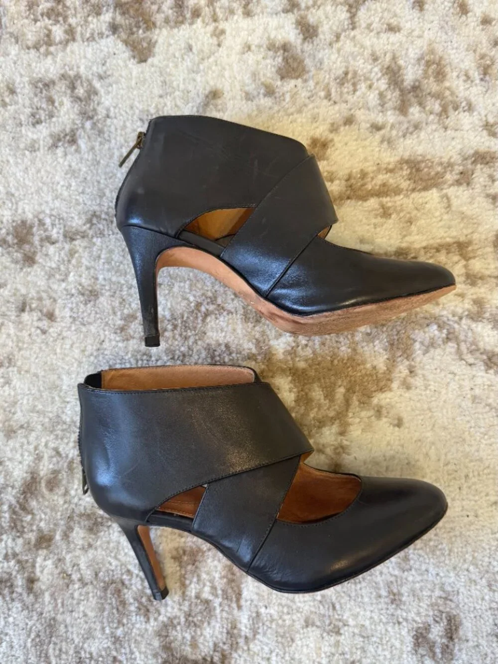 Corso Como Black Criss Cross Heels
